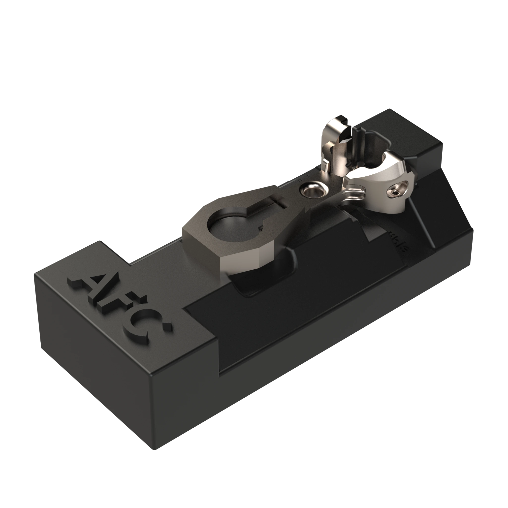 AFC assembly fixture holding a coupler